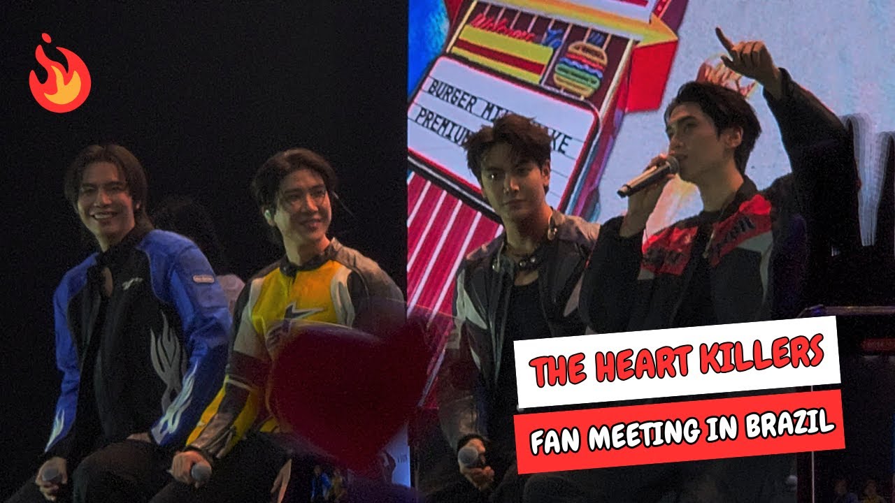 250705 The Heart Killers in Brazil - PART 1 - Intro, Q&A, Dance | FirstKhaotung JoongDunk