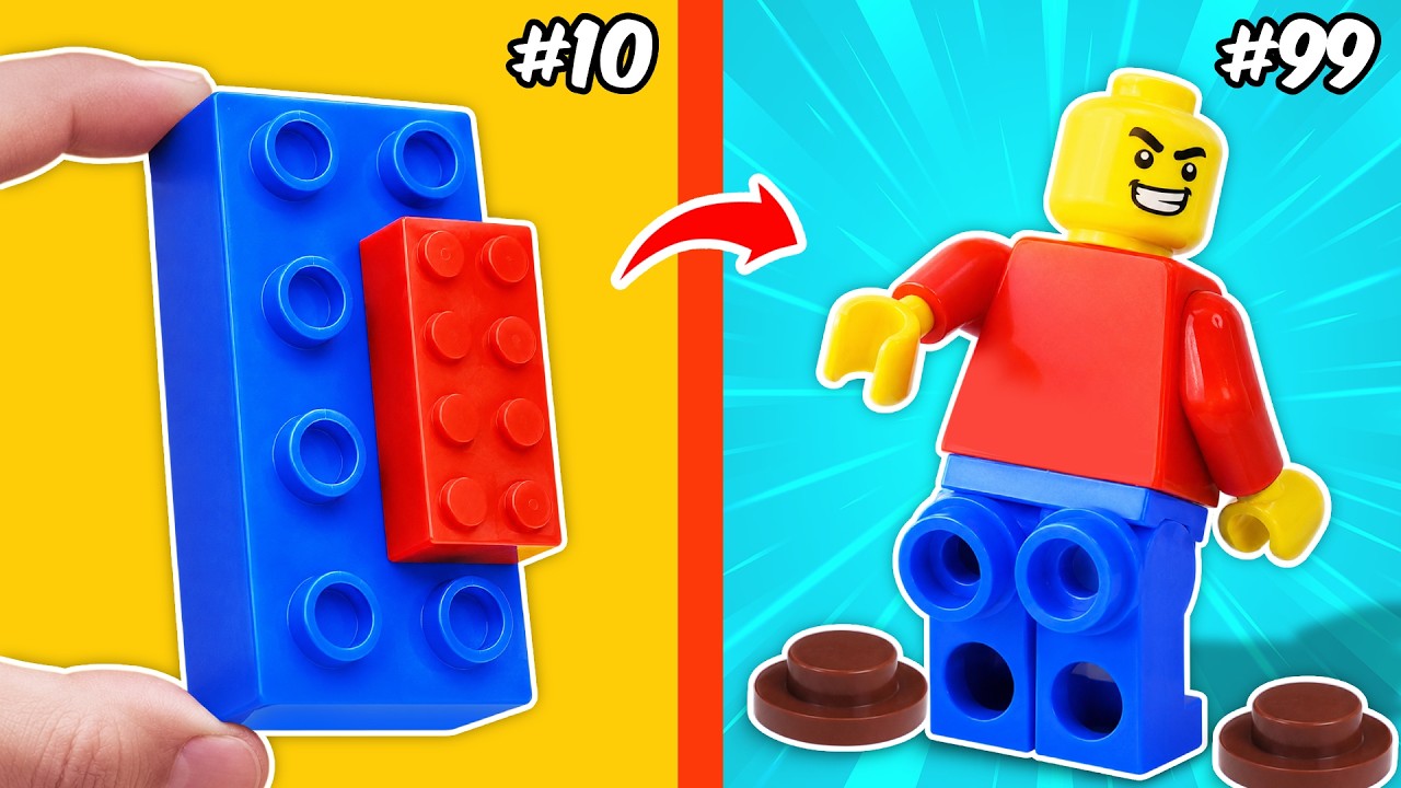 TOP 10 fajnych trik&oacute;w LEGO! | BEAR Bricks Polish