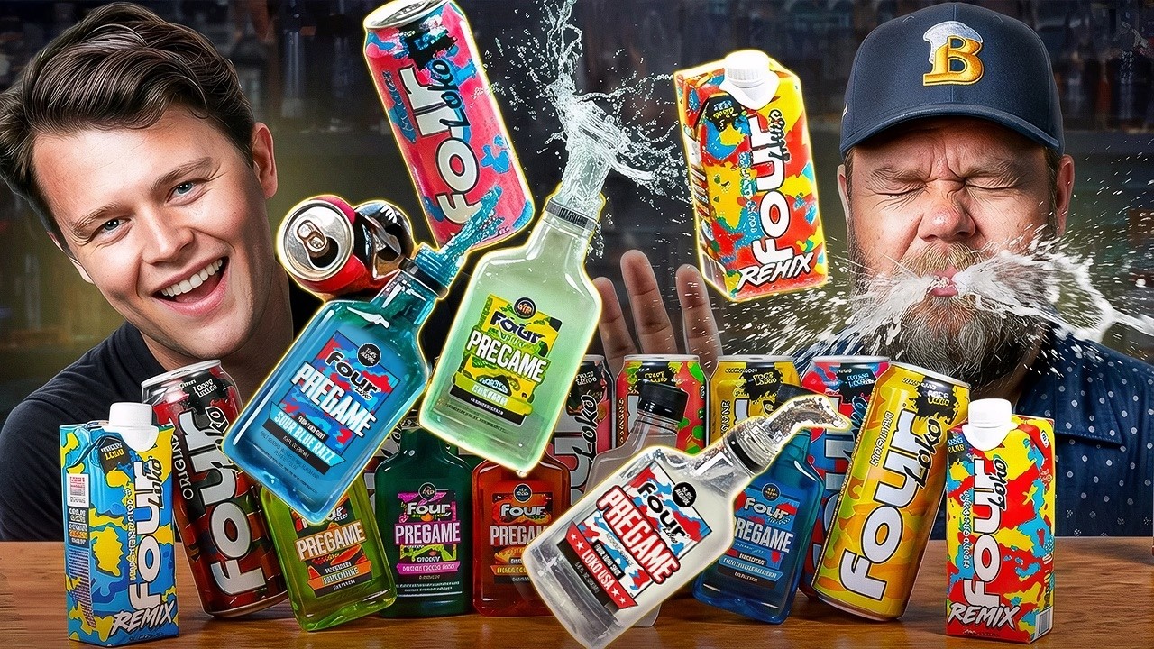 Мы попробовали ещё 17 бутылок Four Loko.