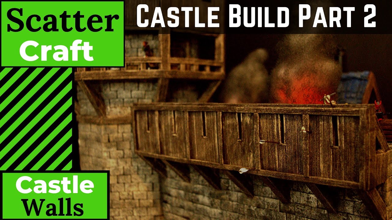 Castle Walls Dungeons & Dragons - War Gaming Walls - Castle Build Ep 2