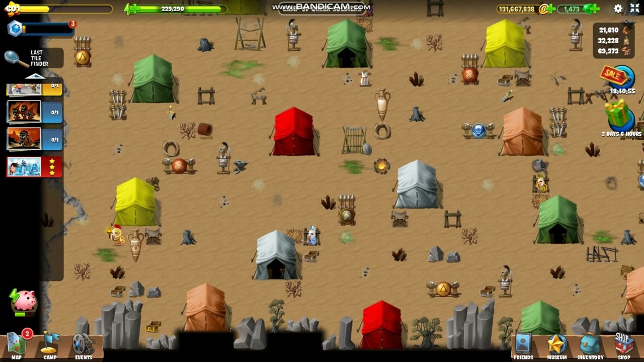 Camp of Greek Soldiers - Diggy's Adventure
