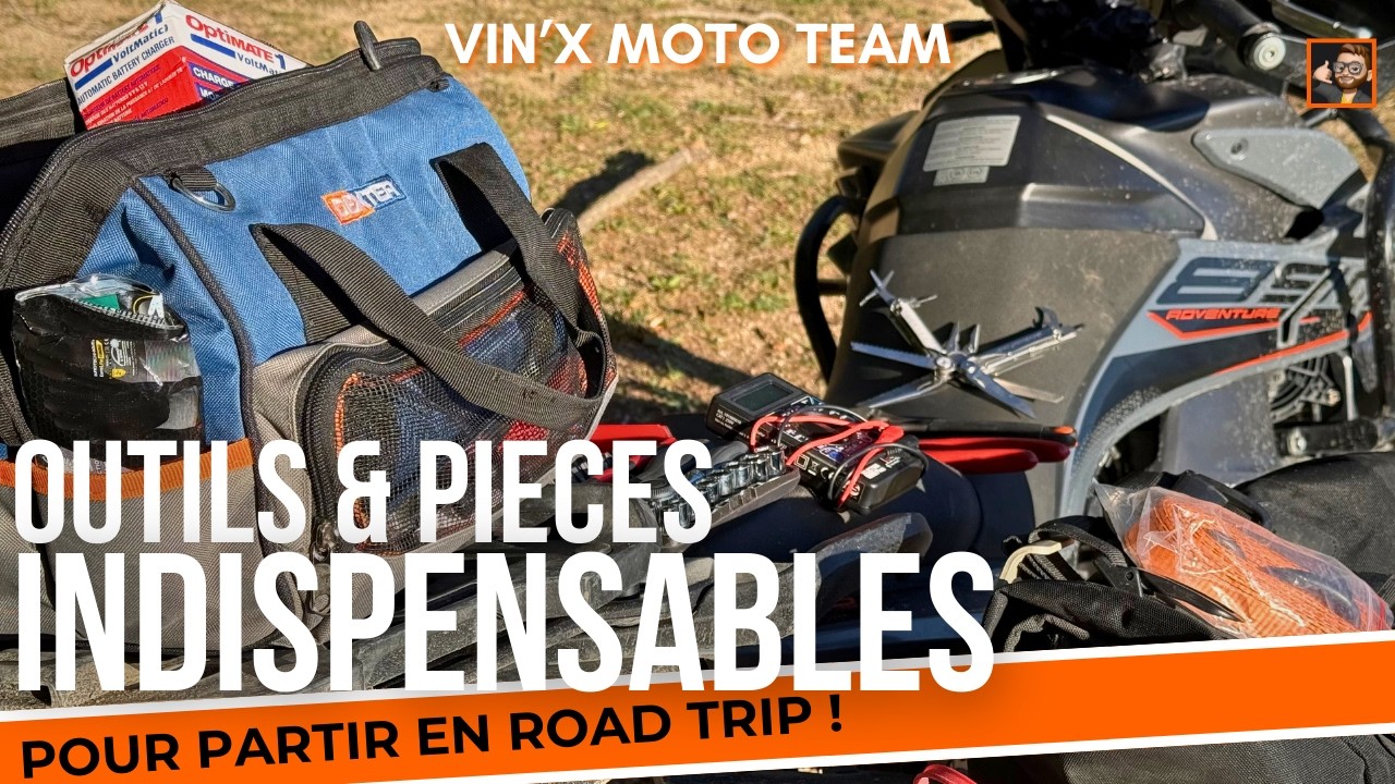 #Matos : Outils & Pièces Indispensables pour Partir en Road Trip Moto - KTM 890 Adventure