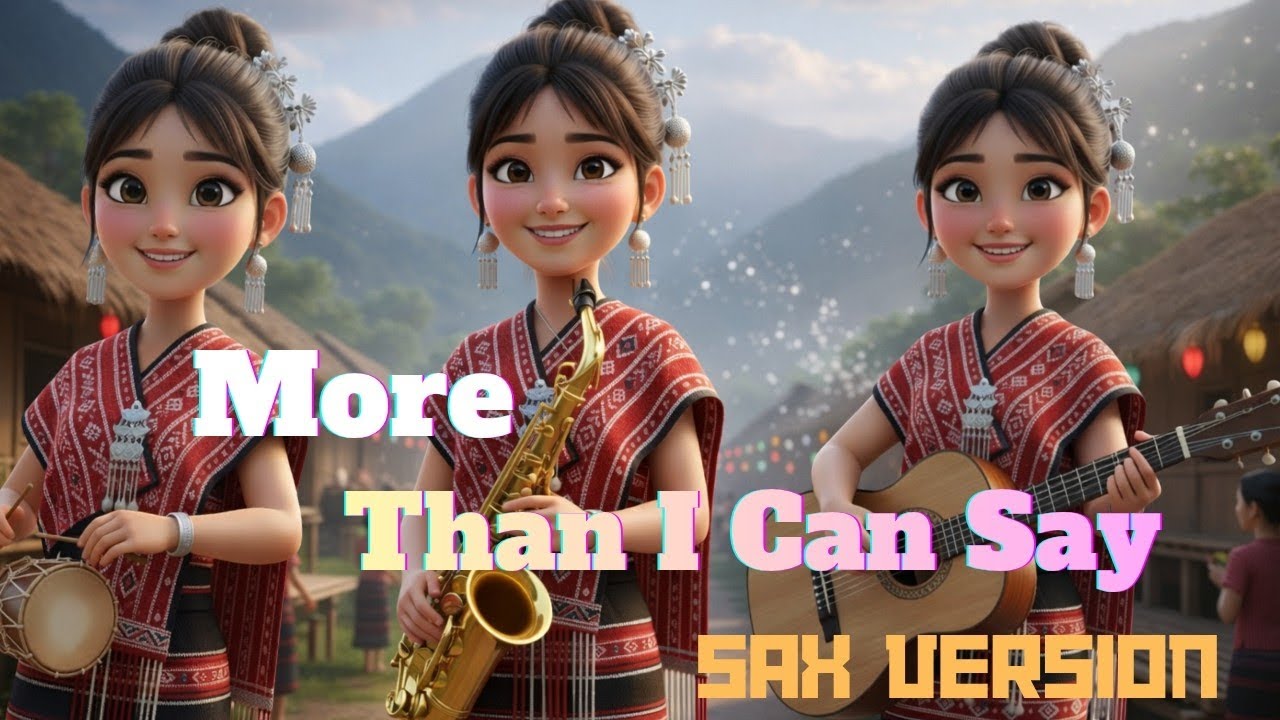 More Than I Can Say - 3D Pixar Traditional Style Saxophone Version - Leo Sayer #song #music 