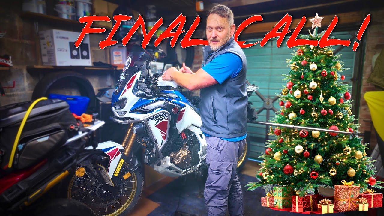 Под вашей елкой на Рождество окажется подарок от Africa Twin или наличные?! #розыгрыш #AfricaTwin