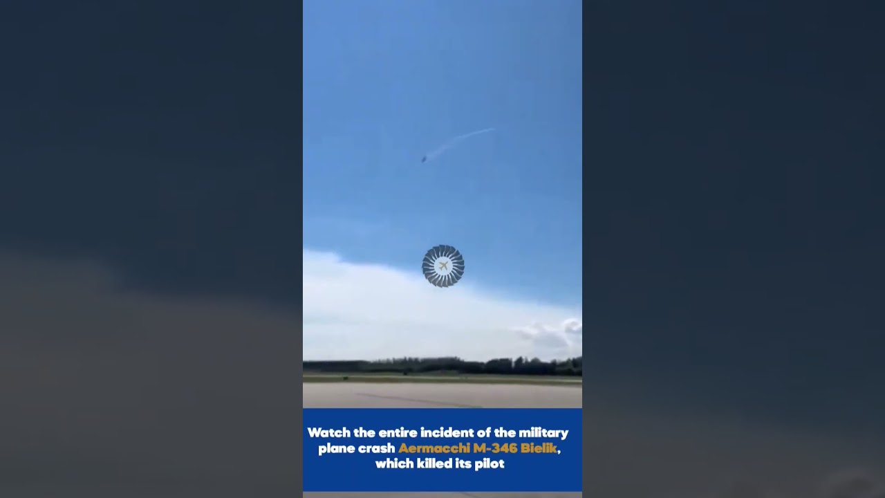 A military plane crash, Aermacchi M-346 Bielik, which killed its pilot In northern Poland.