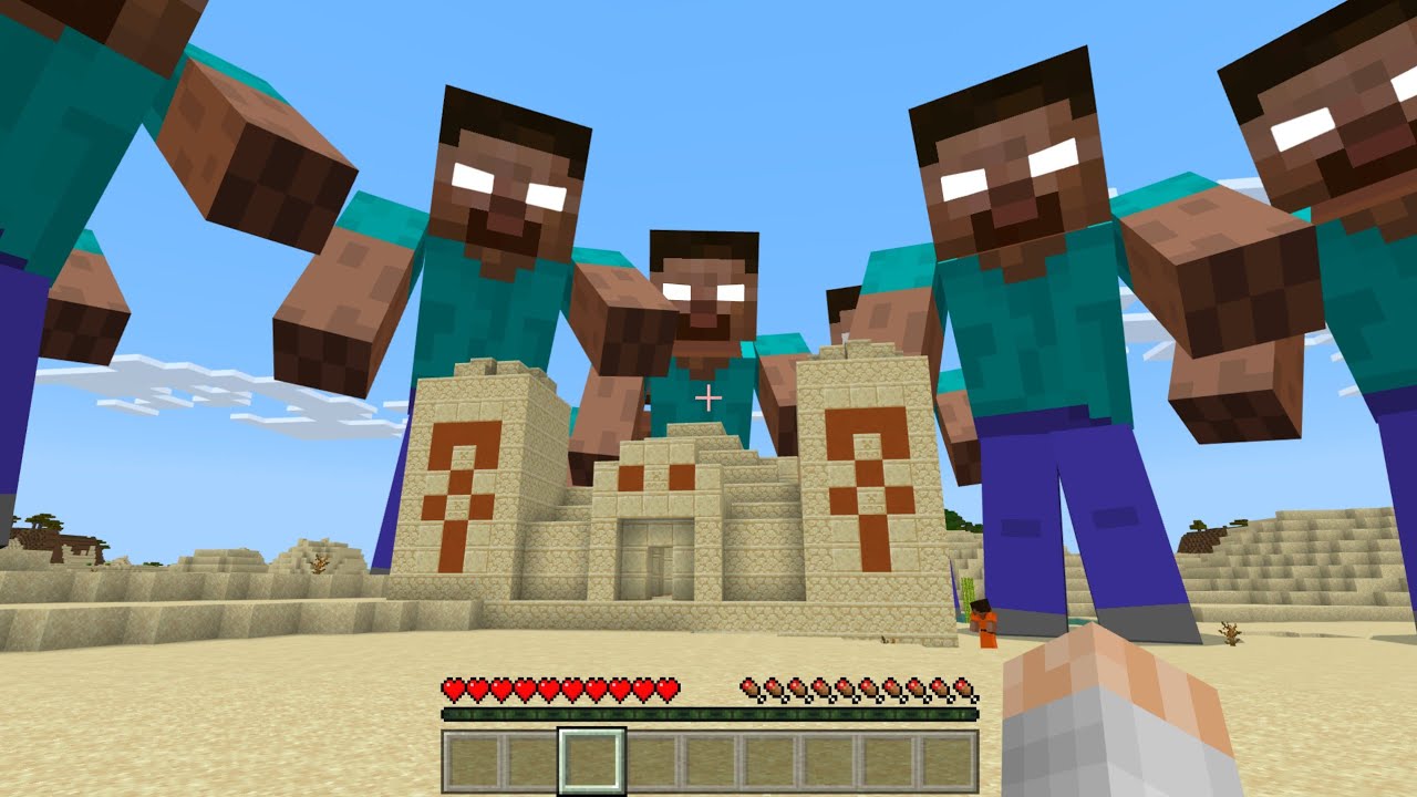 Giant Herobrine Apocalypse in Minecraft !