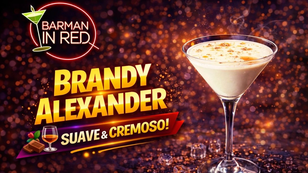 cómo hacer el clásico cocktail BRANDY ALEXANDER