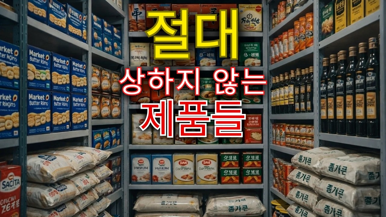 절대 상하지 않는 비축 식품 12가지 (할인할 때 사두세요)