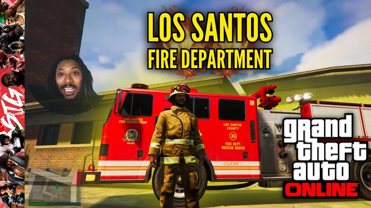 Playing as a FIREFIGHTER in GTA 5 | Los Santos Fire Department