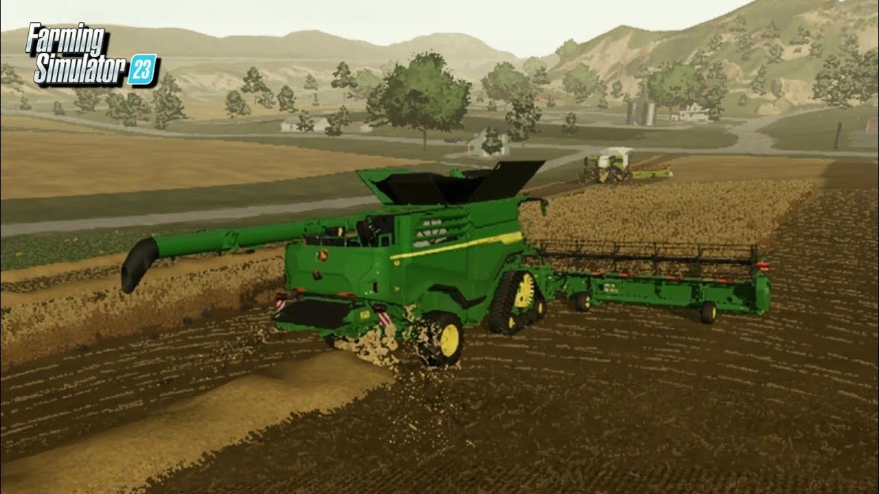 Cosechando Trigo para Hacer Harina.. FS23 [Map Amberstone] Timelapse Ep#48