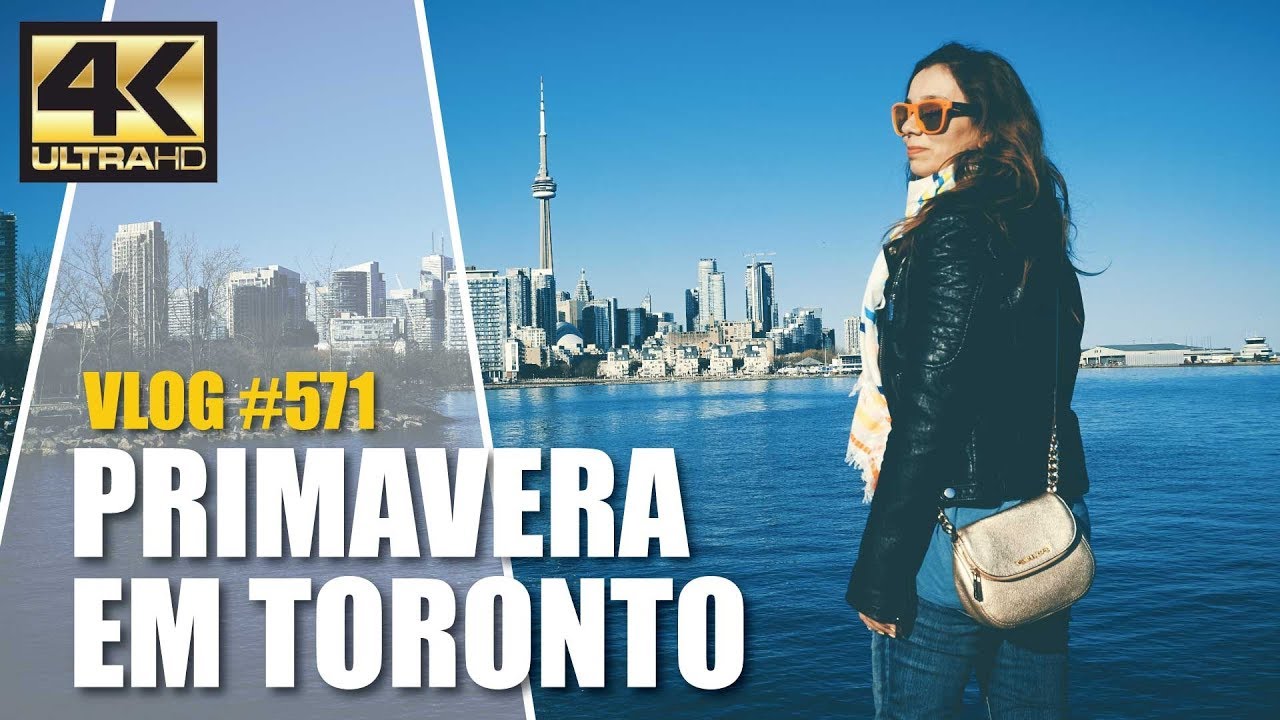 Chegou a Primavera em Toronto! | DAILY VLOG #571 (SONY A6300)