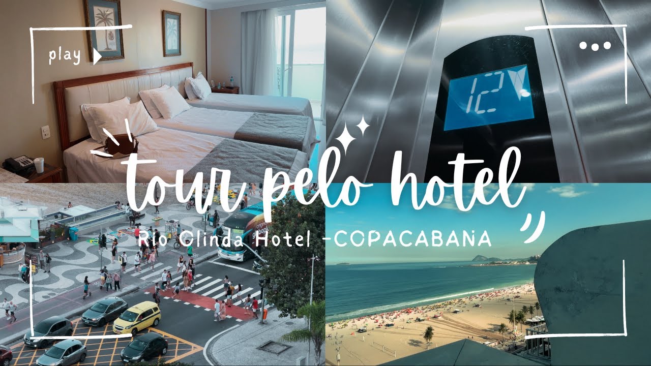 Como é se Hospedar no Rio Olinda Hotel Copacabana? | Tour pelo Quarto e Vista da Praia