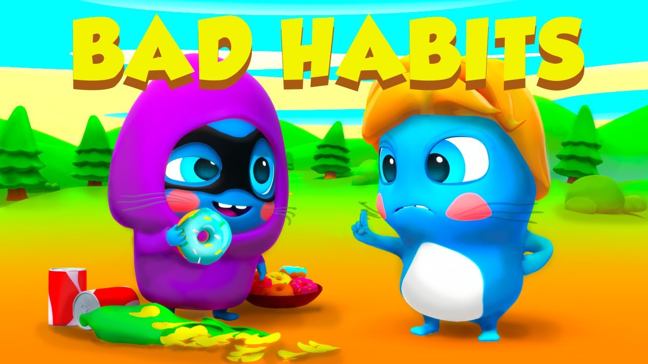 Ed Sheeran - Bad Habits (cute cover Good Habits) | Official Video by The Moonies | Healthy Habits