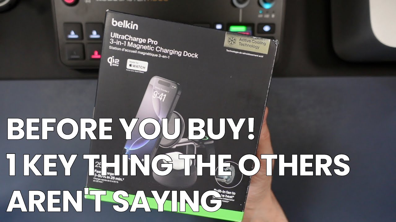 Belkin UltraCharge Pro с поддержкой Qi2 — посмотрите перед покупкой! — поддерживается iPhone 17 и...
