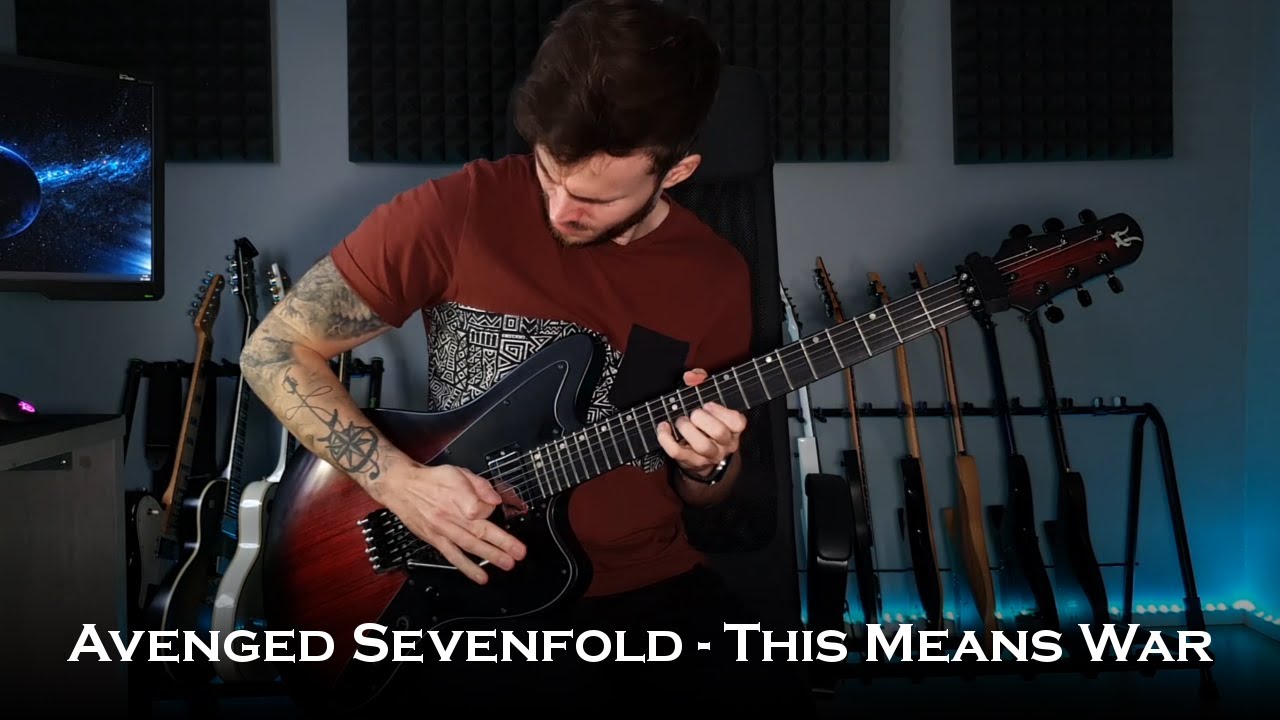 Avenged Sevenfold - This Means War (Guitar Cover + Solo / One Take)