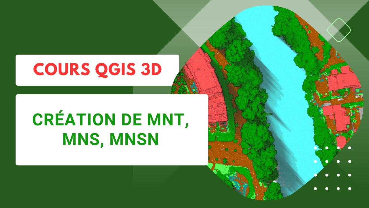 Création de MNT, MNS, MNSn dans QGIS à partir de données LiDAR ( QGIS 8/10)