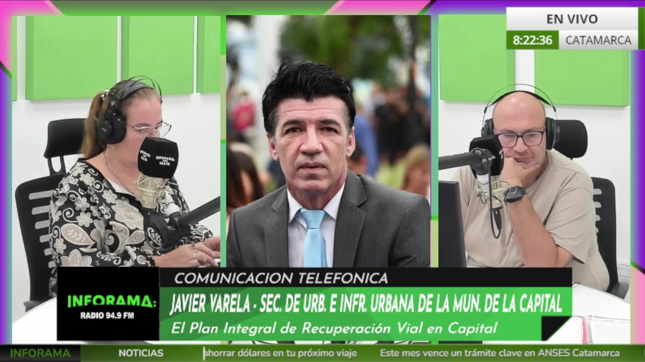 🎥 JAVIER VARELA - SECRETARIO DE URBANISMO E INFRAESTRUCTURA URBANA | CATAMARCA A DIARIO