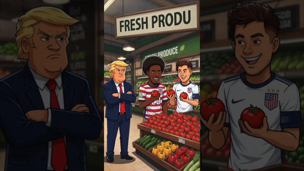 Trump vs THE COLOR RED at the World Cup 😂🇺🇸 World Cup 2026 Shorts