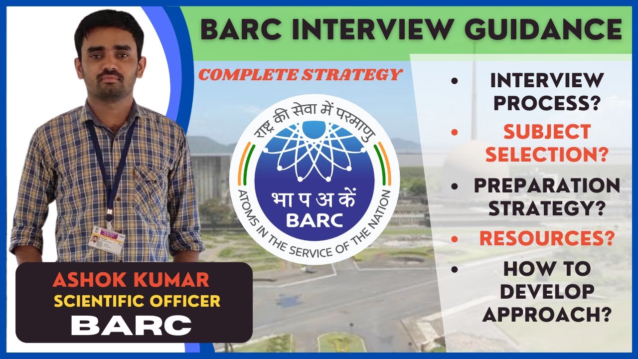 BARC Interview Guidance By Scientific Officer (BARC) | How to prepare for BARC Interview | #BARC2021