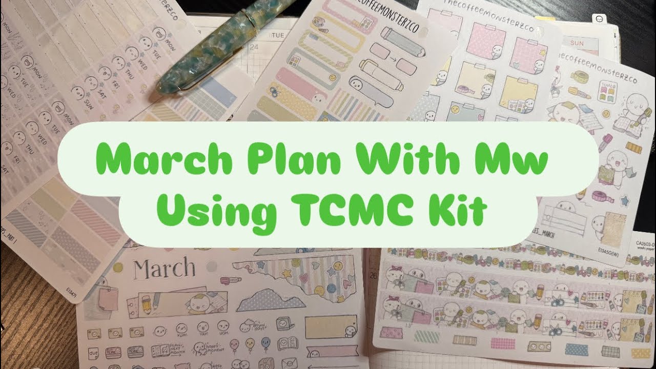 March Plan With Me | Hobonichi Cousin | March TCMC Kit 