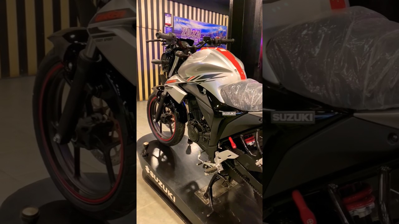 Suzuki Gixxer Monotone new color launched | Silver Grey and orange #gixxer #monotone #themotobaaj