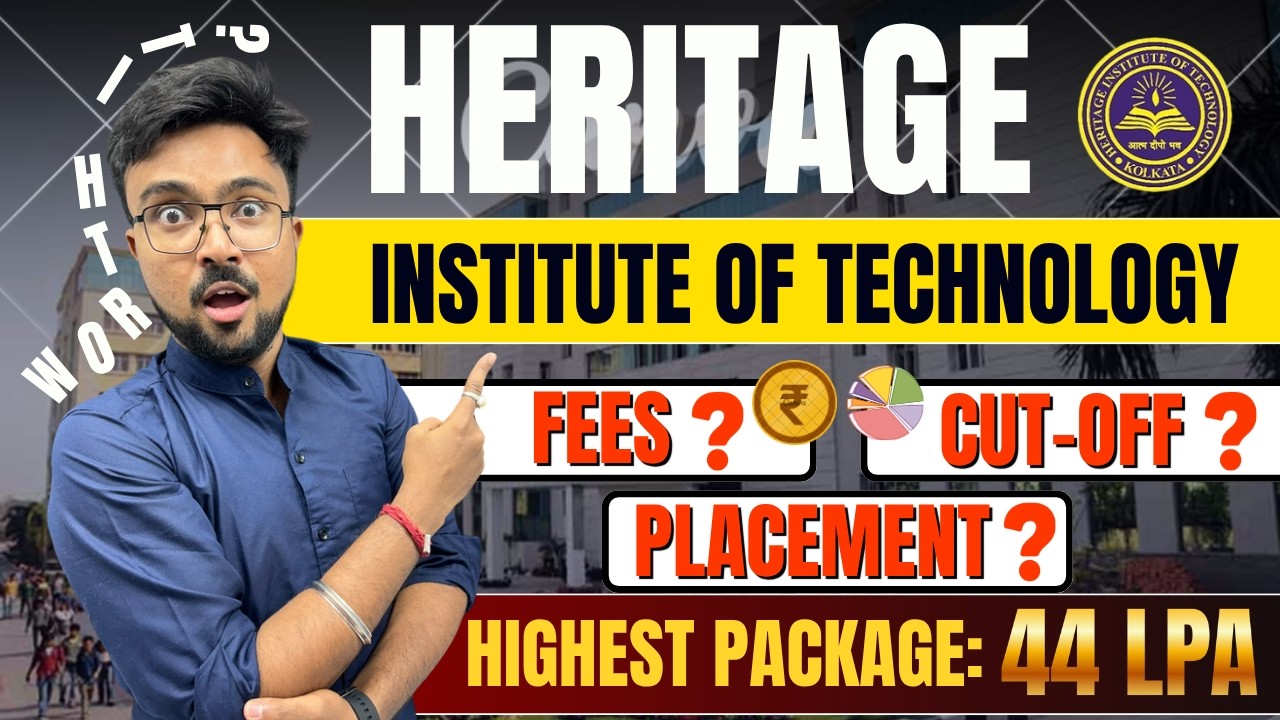 Heritage Institute of Technology Review 2026 🔥Placements, Fees, Cut-Off & Campus Reality!✅#wbjee2026