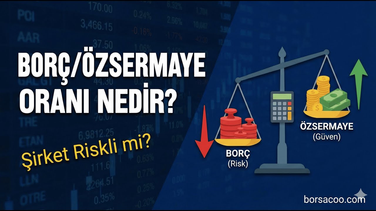 Bor&ccedil;/&Ouml;zsermaye Oranı Nedir? Şirket Riskli mi? | Sıfırdan Borsa &Ouml;ğreniyorum #18