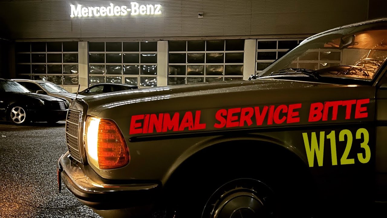 Mercedes-Benz Oldtimer W123 wird wieder fahrbar gemacht nach 6 Jahren Standzeit #45