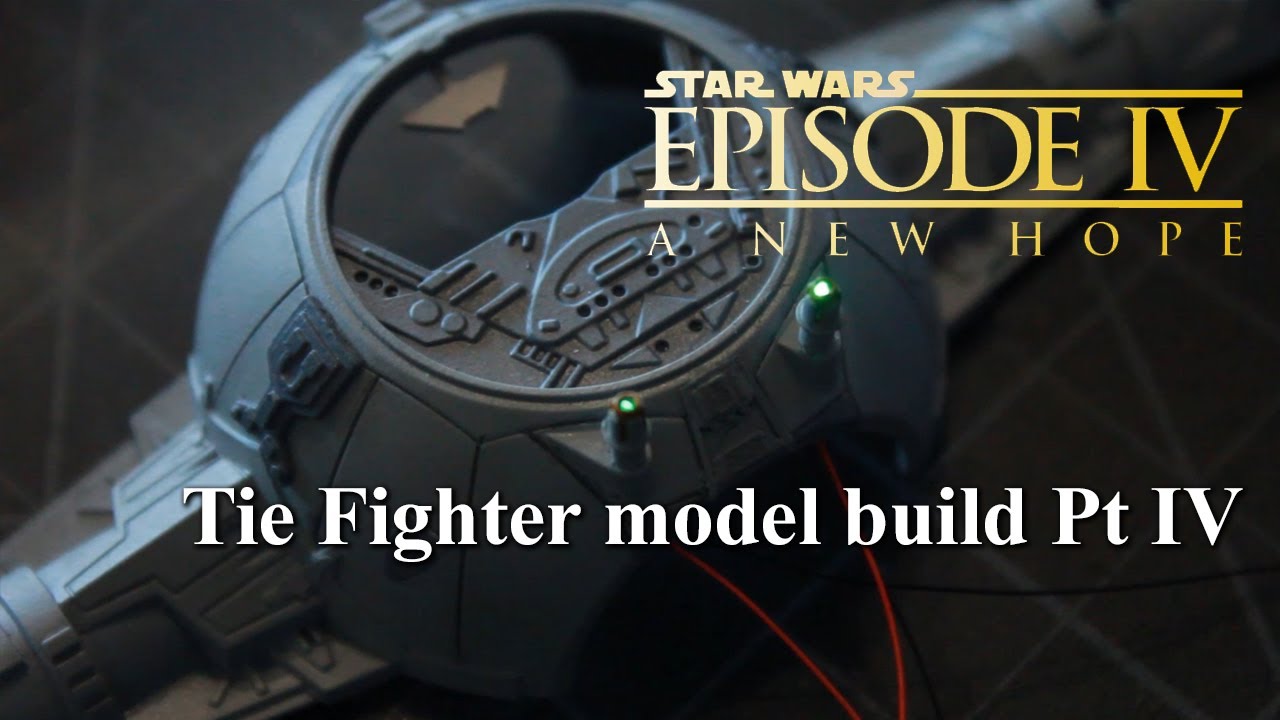 Revell 1/48 Tie Fighter Pt IV Engine Laser and Cockpit Lighting