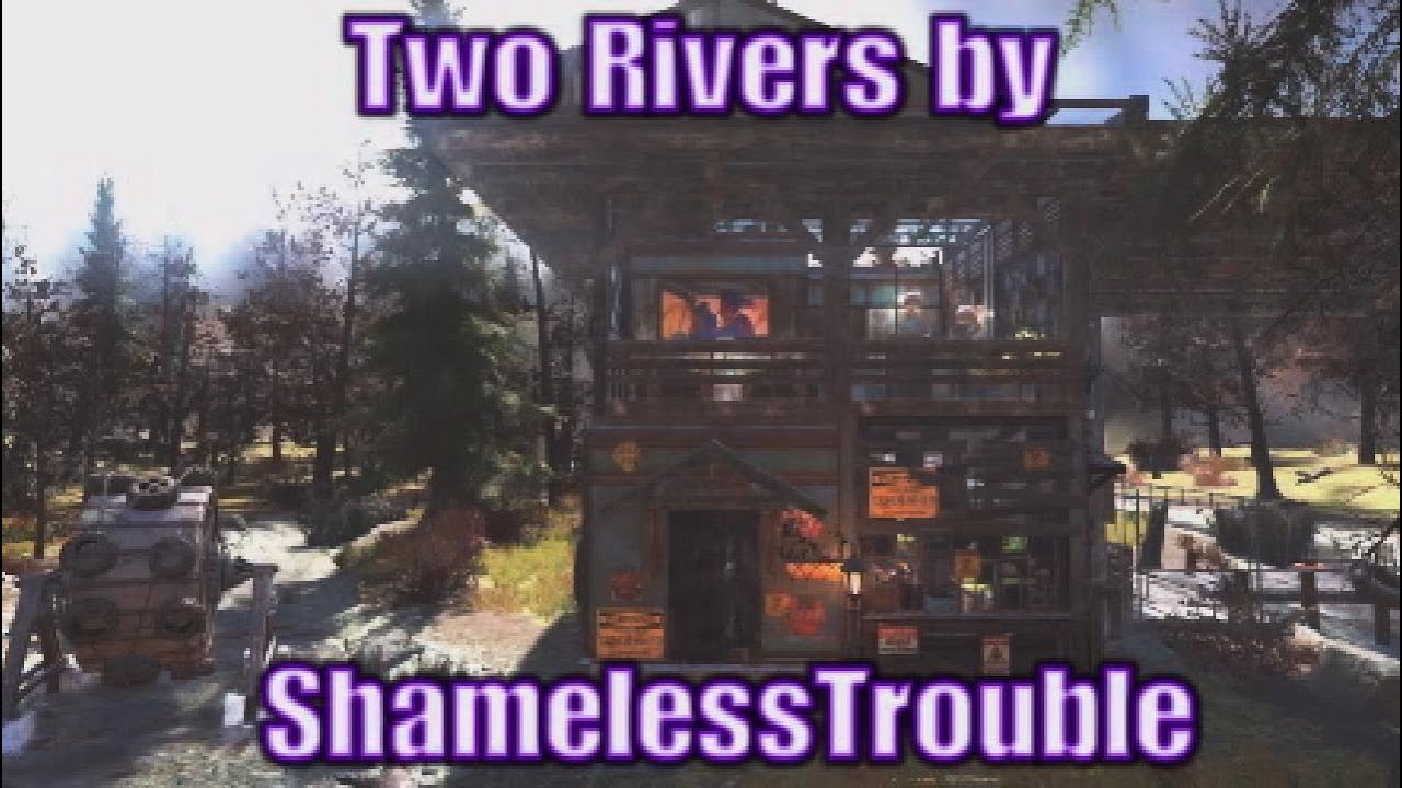Fallout 76 C.A.M.P. #39 - Two Rivers - by ShamelessTrouble