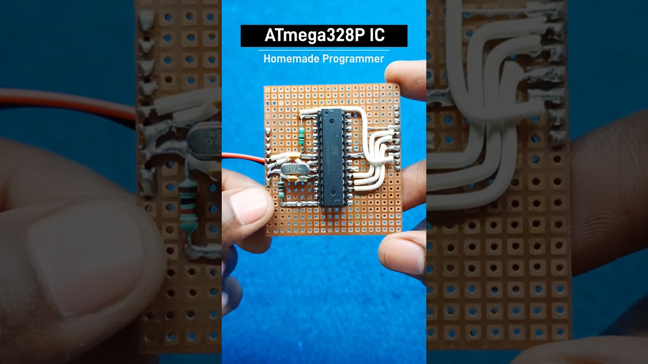 🔥homemade Programmer? |Arduino IC Burner! | #atmega328p #programmer #arduino #shorts