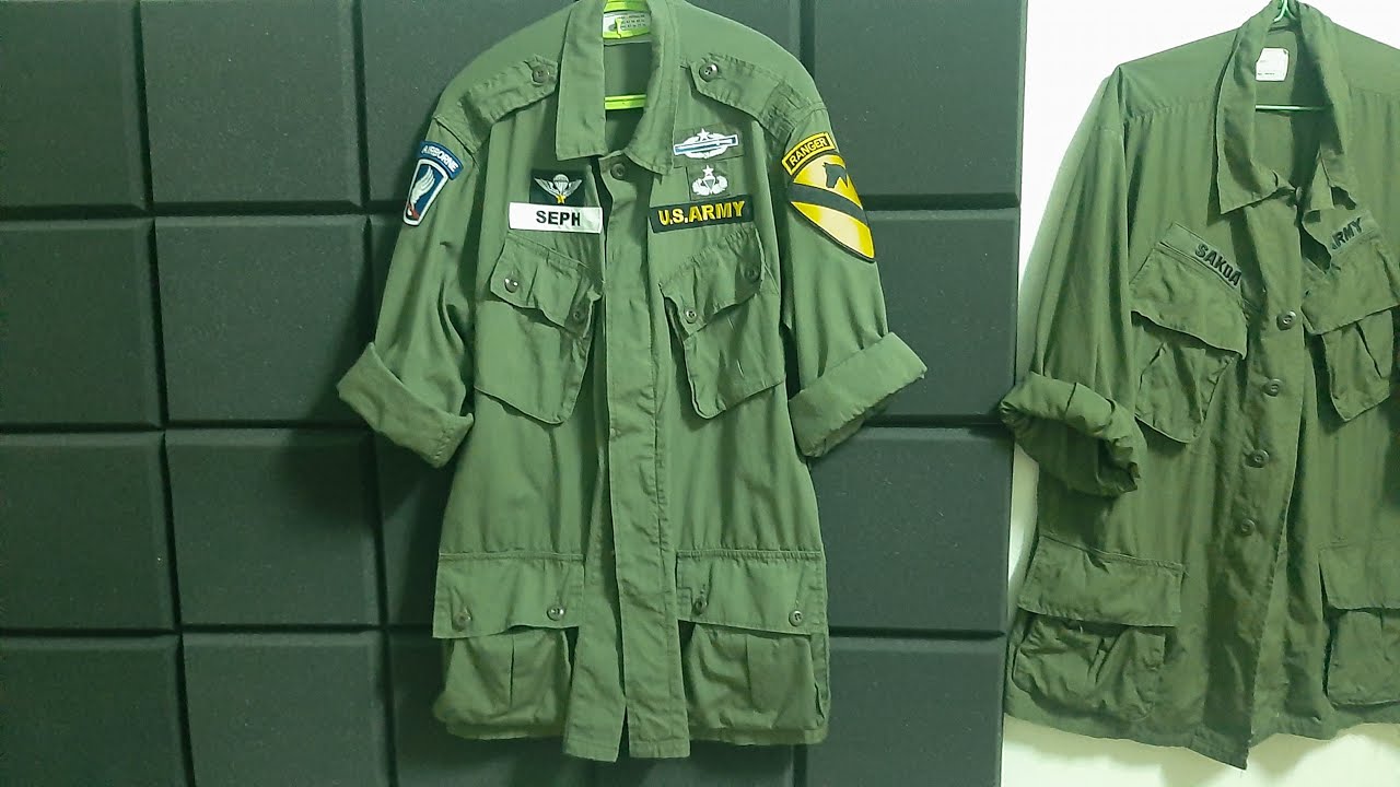 เสื้อทหารกระเป๋าเฉียงรุ่นแรก กระดุมโชว์ งานรีโปร สั่งซื้อจากEbay เสียภาษีนำเข้า 763 บาท