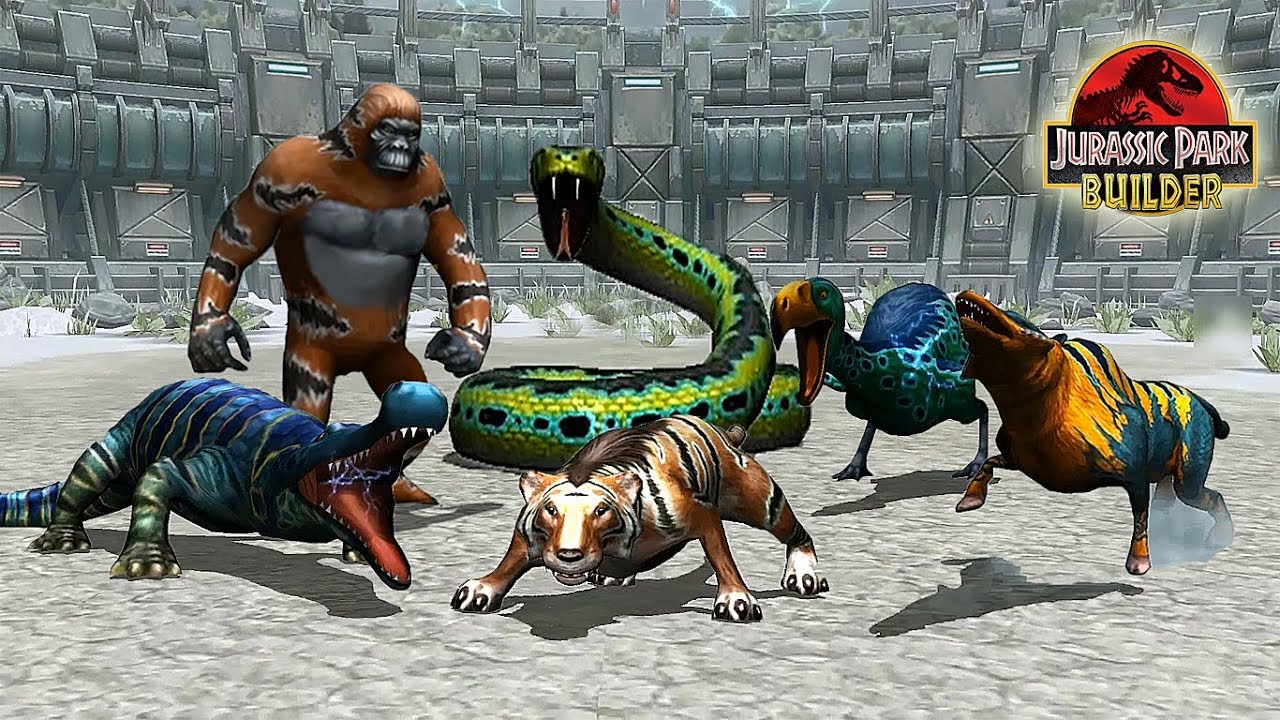 ALL MAXED GLACIER DINOSAUR SPECIAL + STATS! | GLACIER TOURNAMENT || JURASSIC PARK BUILDER