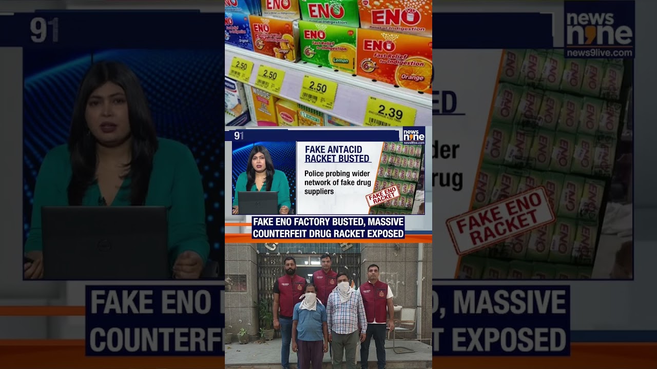 Fake ENO Factory Busted In Delhi | 91,000 Counterfeit Sachets Seized | Major Health Risk Exposed