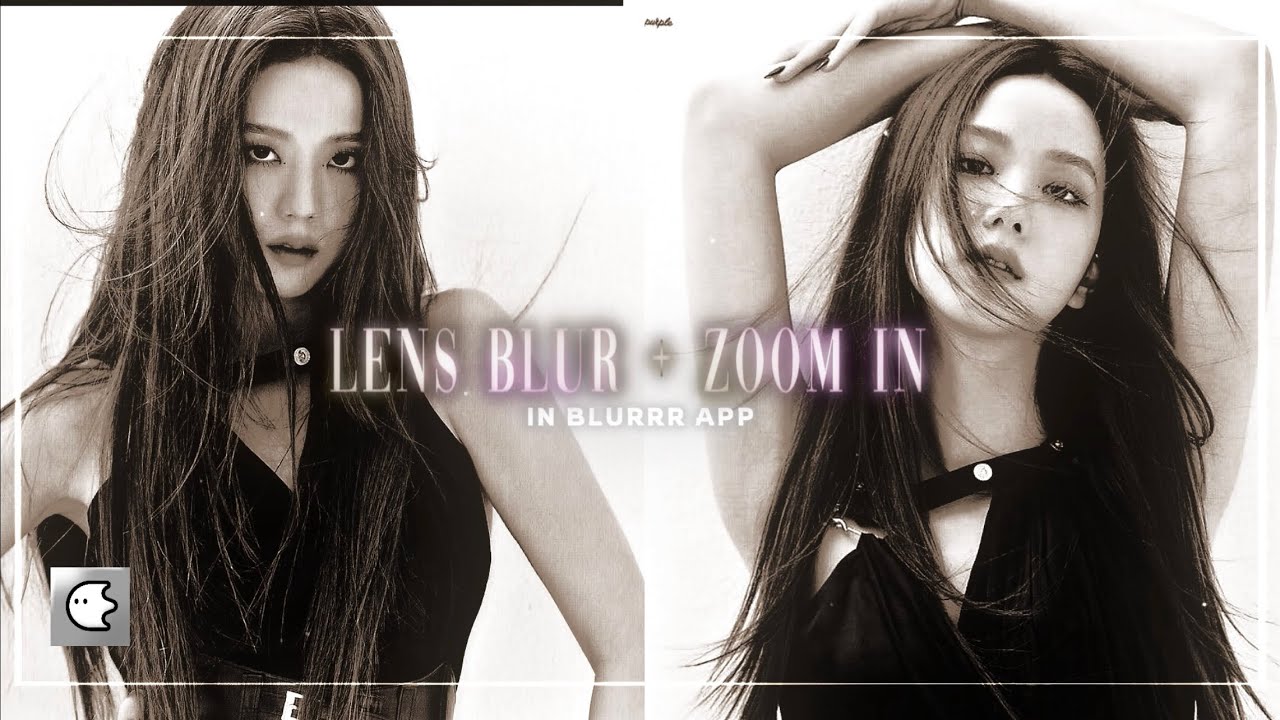 LENS BLUR  WITH ZOOM IN TUTORIAL IN BLURRR APP