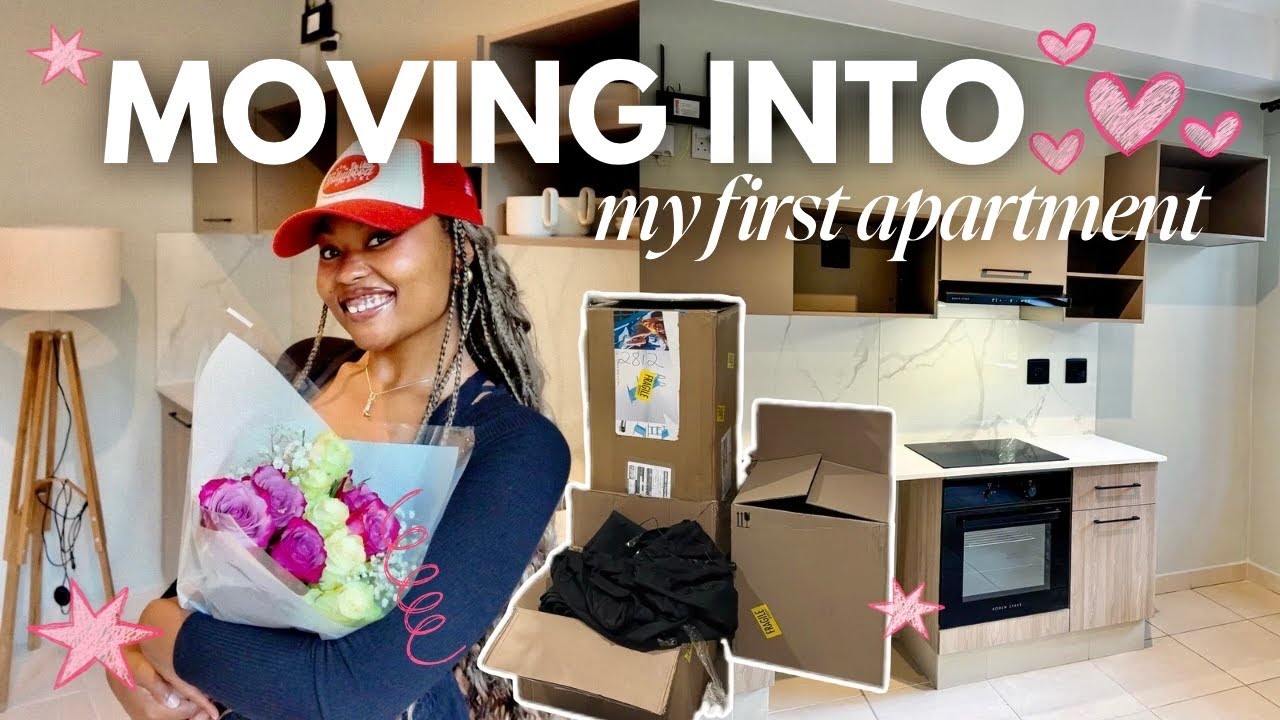 MOVING INTO MY FIRST APARTMENT🔑: empty apartment tour, shopping hauls, deep cleaning & moving vlog!