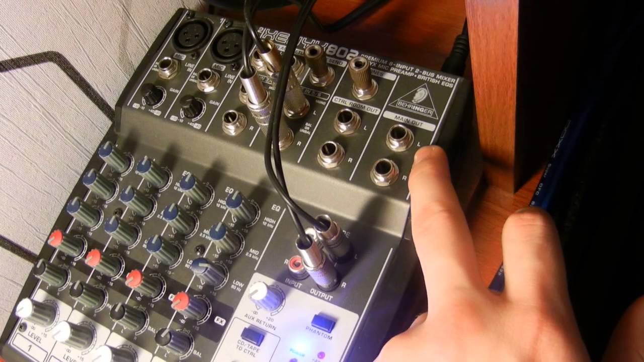 Немного про Behringer xenyx 802