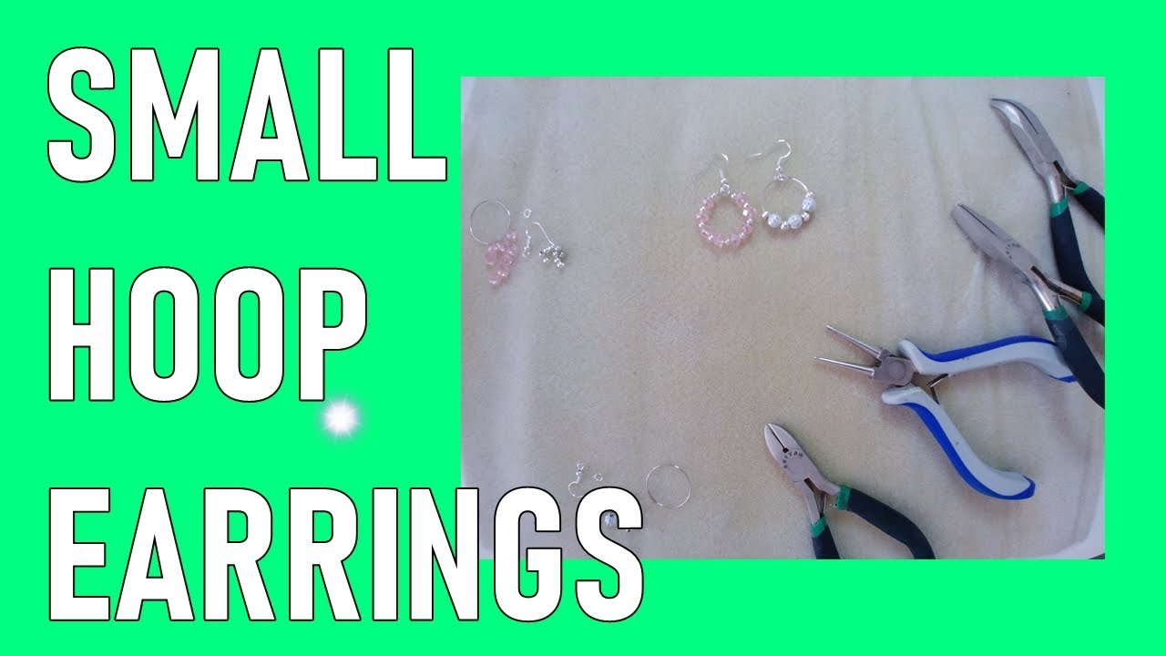 DIY small hoop earrings from memory wire 2019