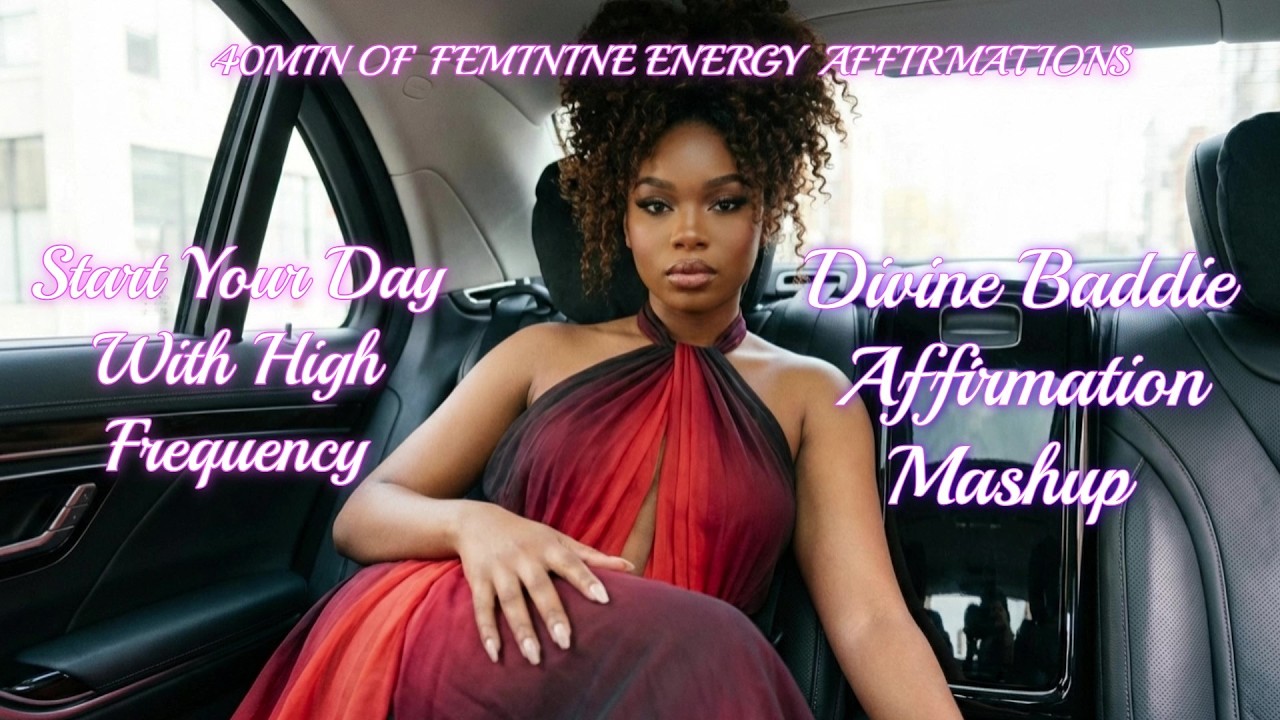Raise Your Divine Feminine Energy 40min Postive Vibes Morning Affirmation Mashup For Divine Baddies