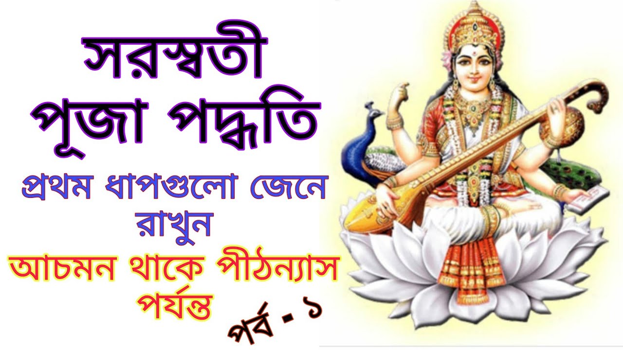 সরস্বতী পূজা বিধি | Saraswati Puja vidhi easy and simple | পণ্ডিত স্নেহময় ব্যানার্জী ||