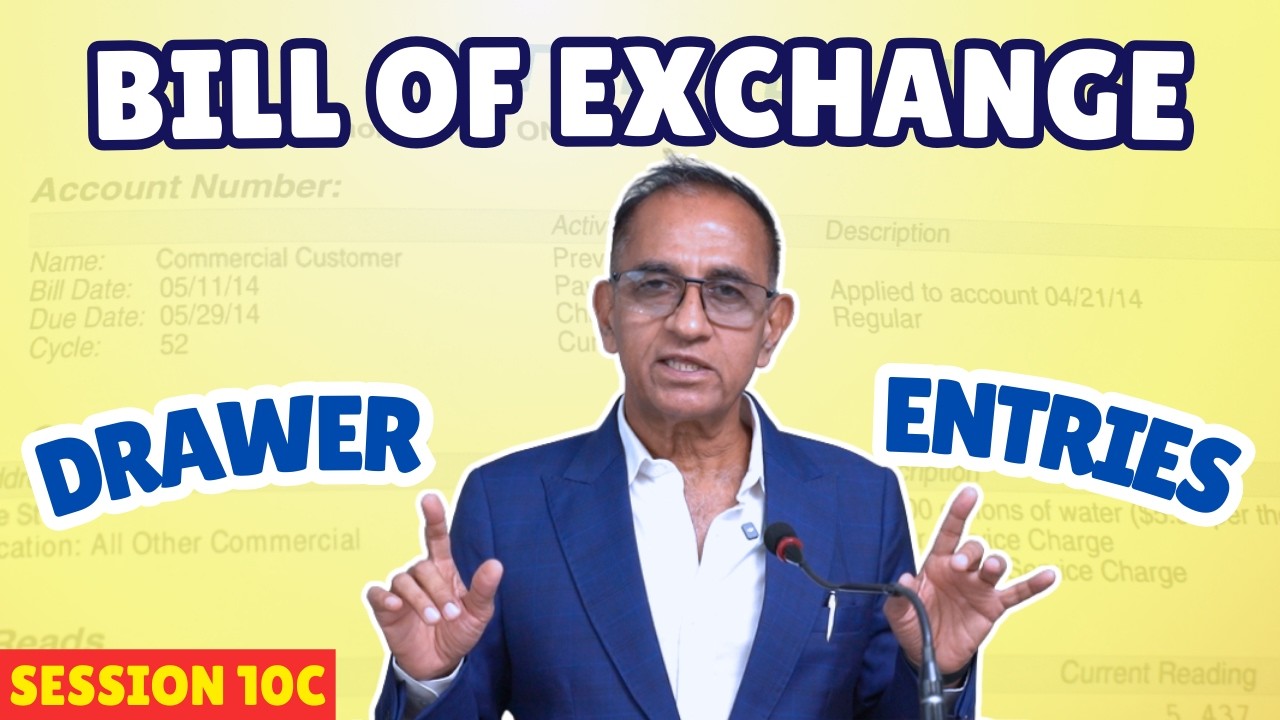 Accounting of Bill of Exchange (in the books of Drawer) part 2 | Session 10C