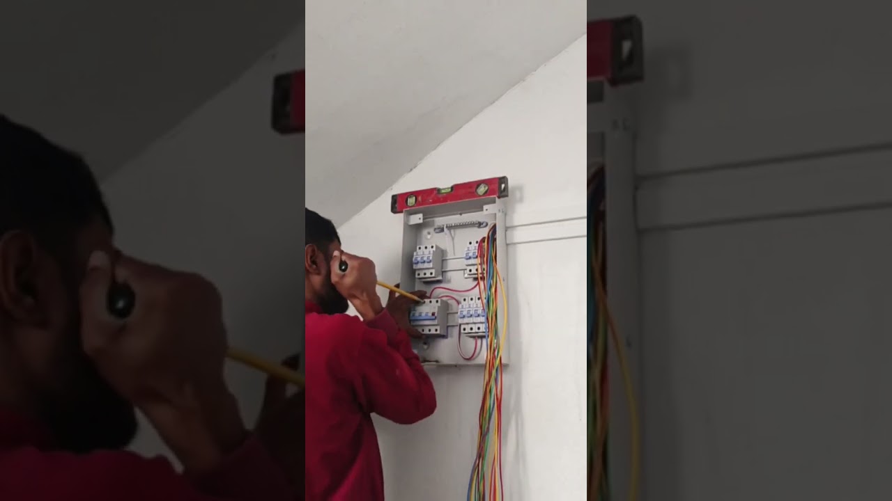 4WAY TPN MCB Box installation