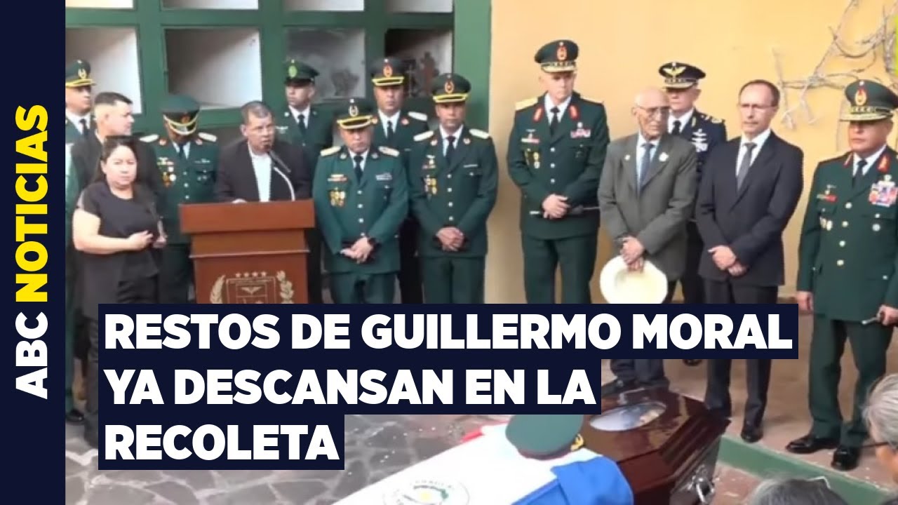 Así fue el último adiós al teniente coronel Guillermo Moral en el cementerio de la Recoleta