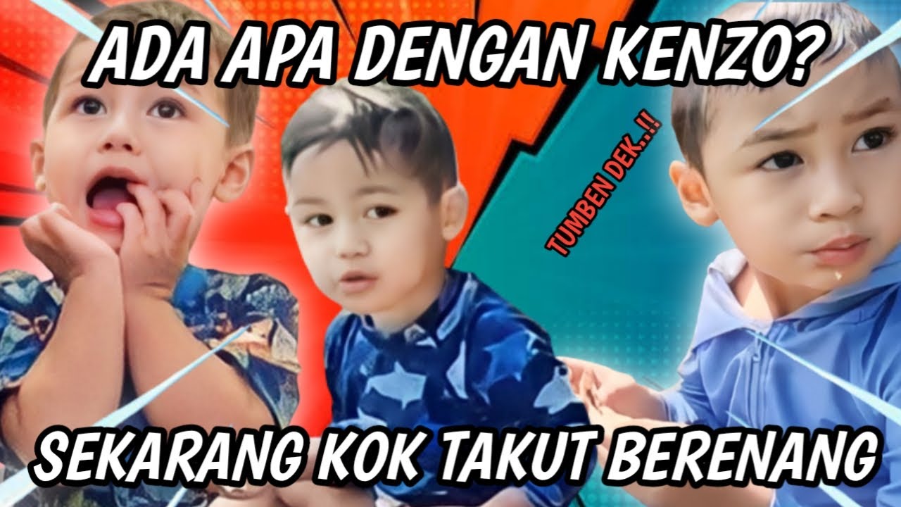 KENAPA YA..!! SEKARANG KENZO ELDRAGO WONG TAKUT BERENANG.. BIASANYA DEDEK HO PALING BERANI