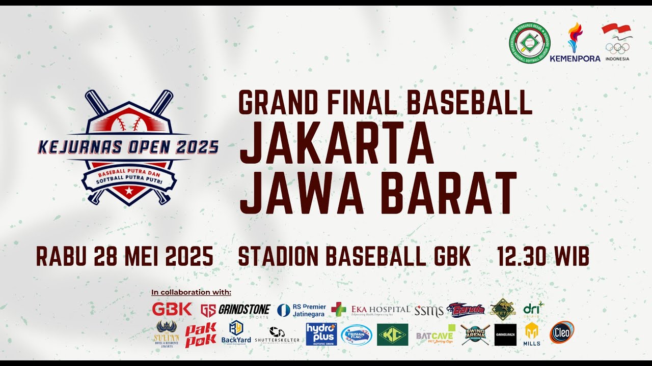 KEJURNAS BASEBALL - GRAND FINAL