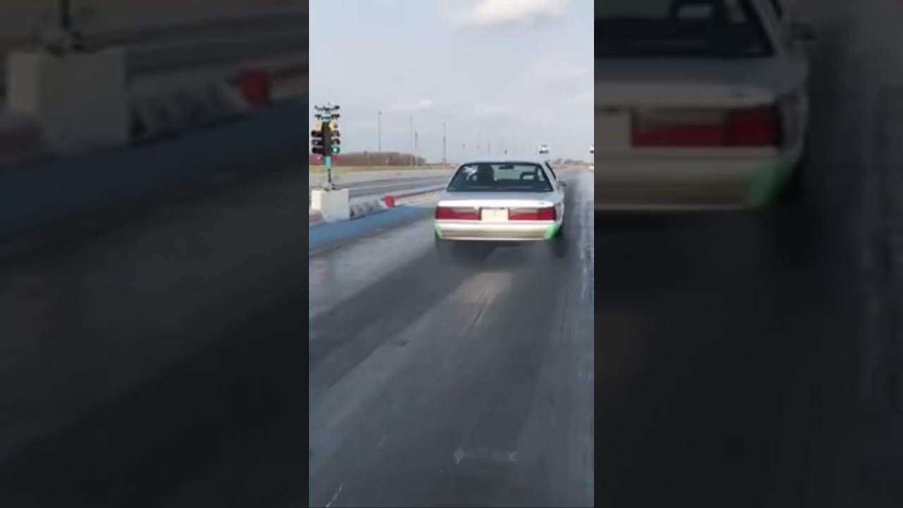 Supercharged STICK SHIFT FOXBODY Mustang 1/4 Mile Drag Racing 🏁