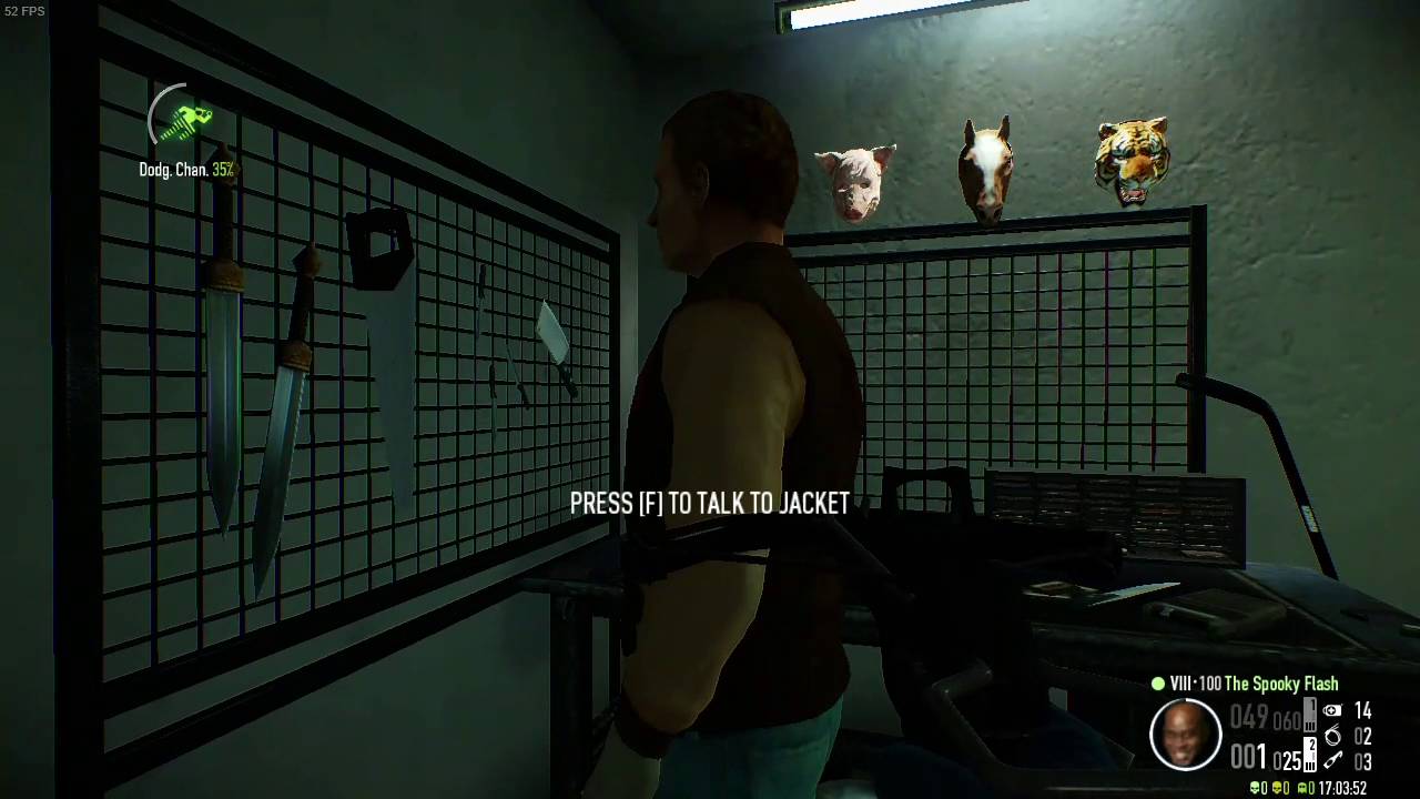 PAYDAY 2 - Jacket to Sydney(Safehouse interaction)