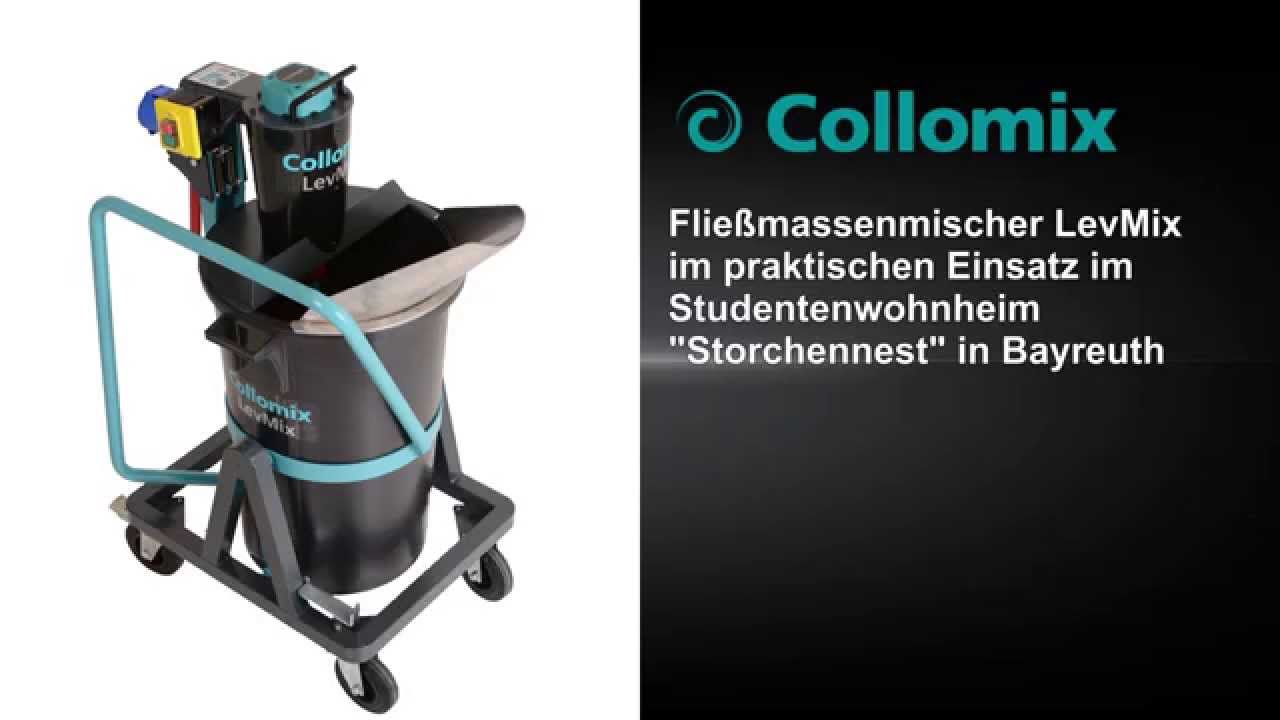 🇩🇪 Die Spachtelmasse Joka JK 13 mischen mit dem Flie&szlig;massenmischer LevMix.