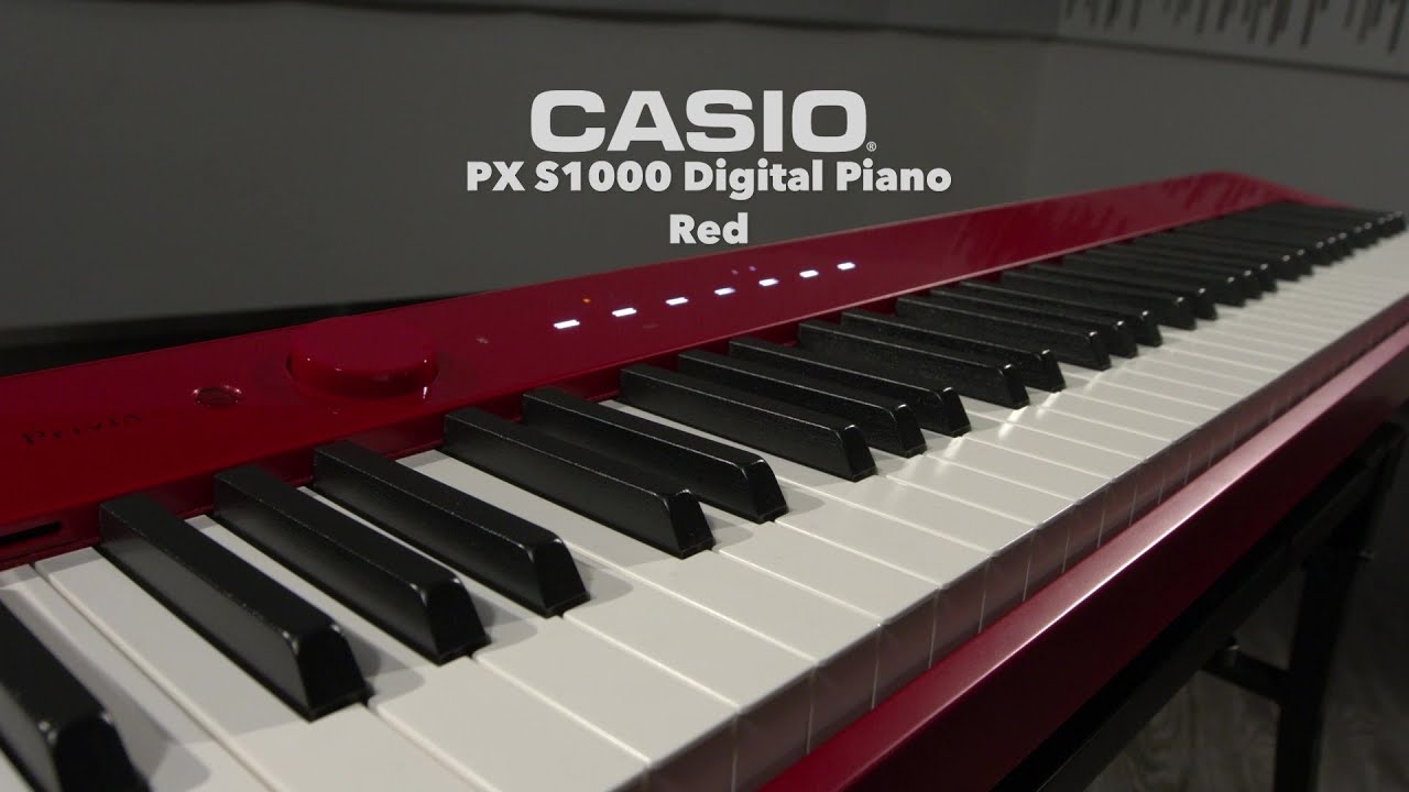 Casio PX S1000 Digital Piano, Red | Gear4music demo