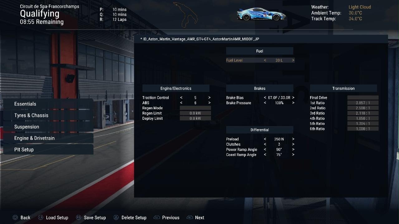 Project Motor Racing (Career GT4, Spa) PS5